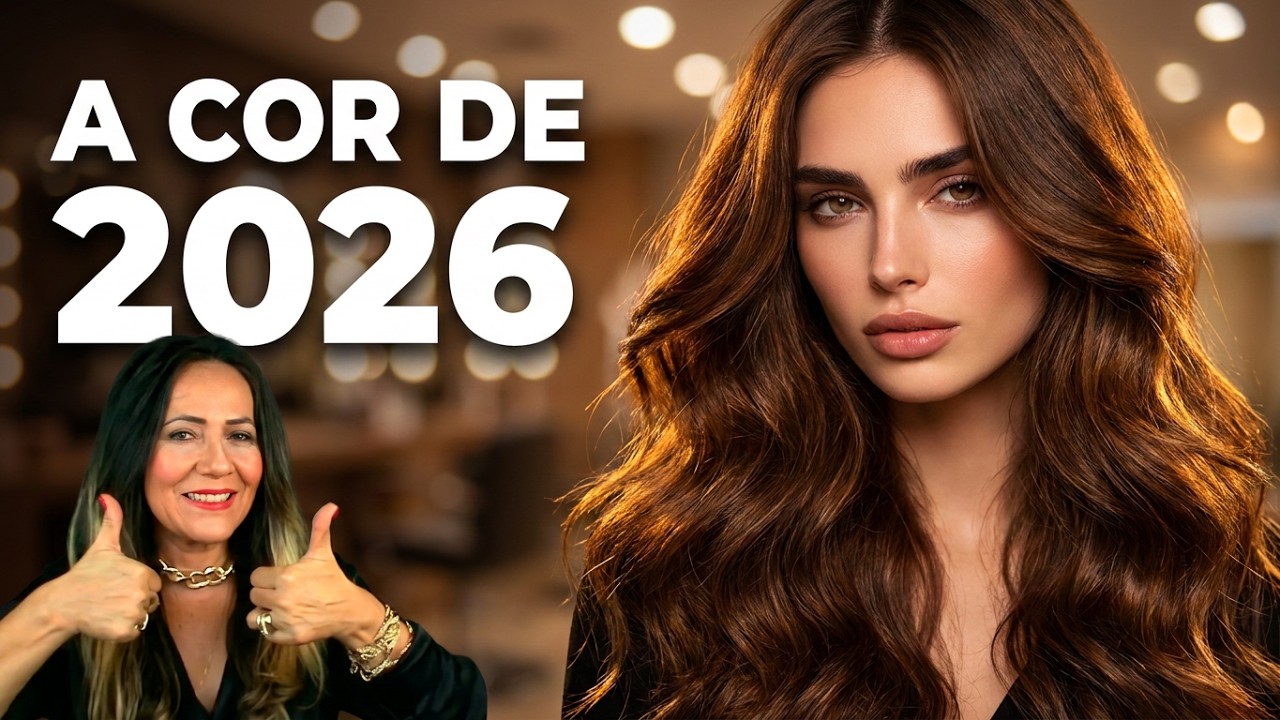 O VISUAL NATURAL É A COR DE CABELO DE 2026