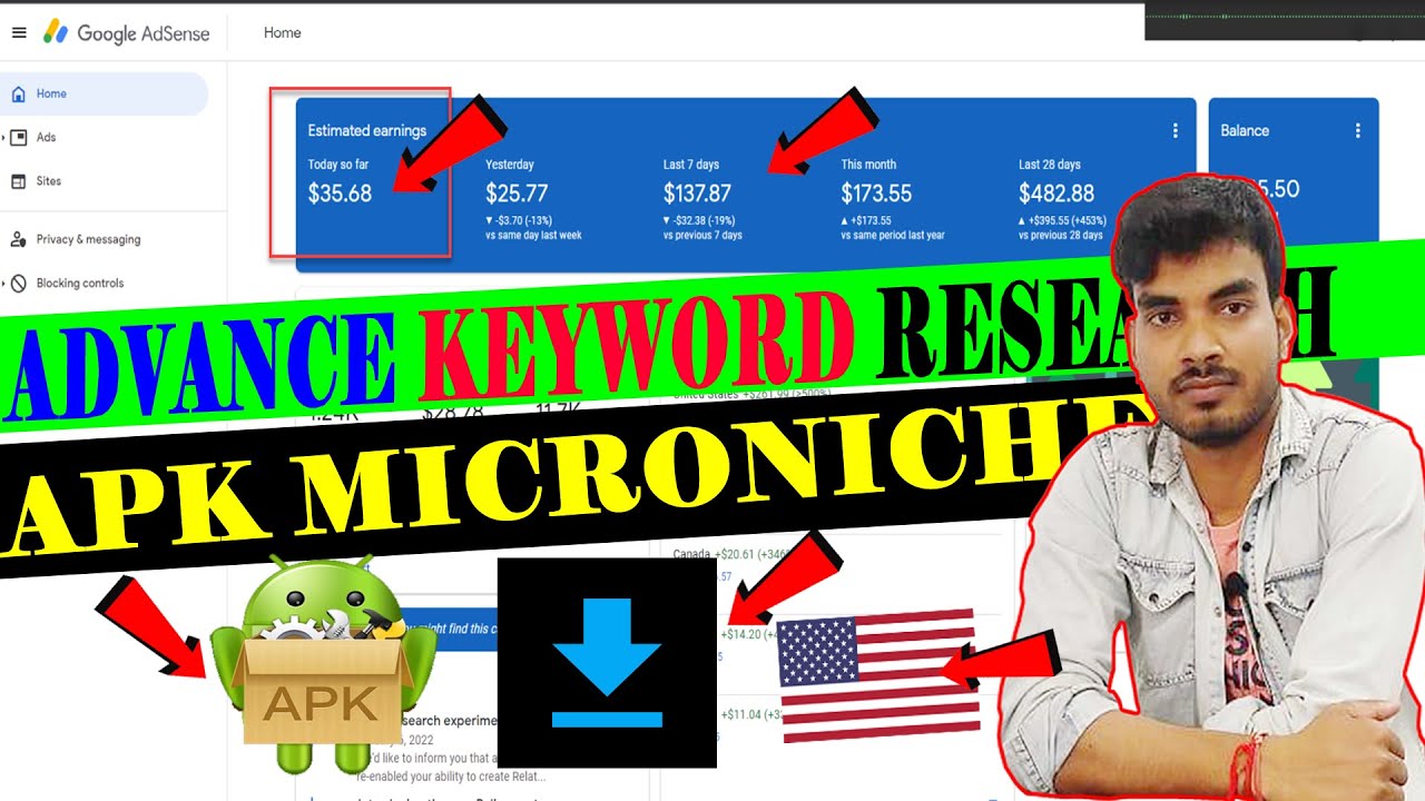 MICRO NICHE Keyword Research 2023 | Blogging Course | Keyword Research Kaise kre [ How i Make $1397]
