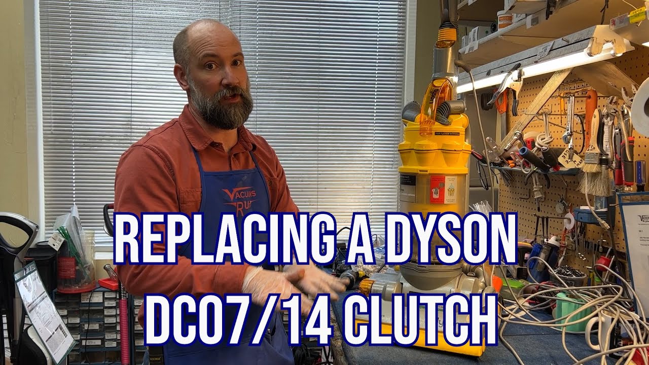 How to Fix Dyson DC07 DC14 Brush Roll Not Spinning - Clutch Replacement