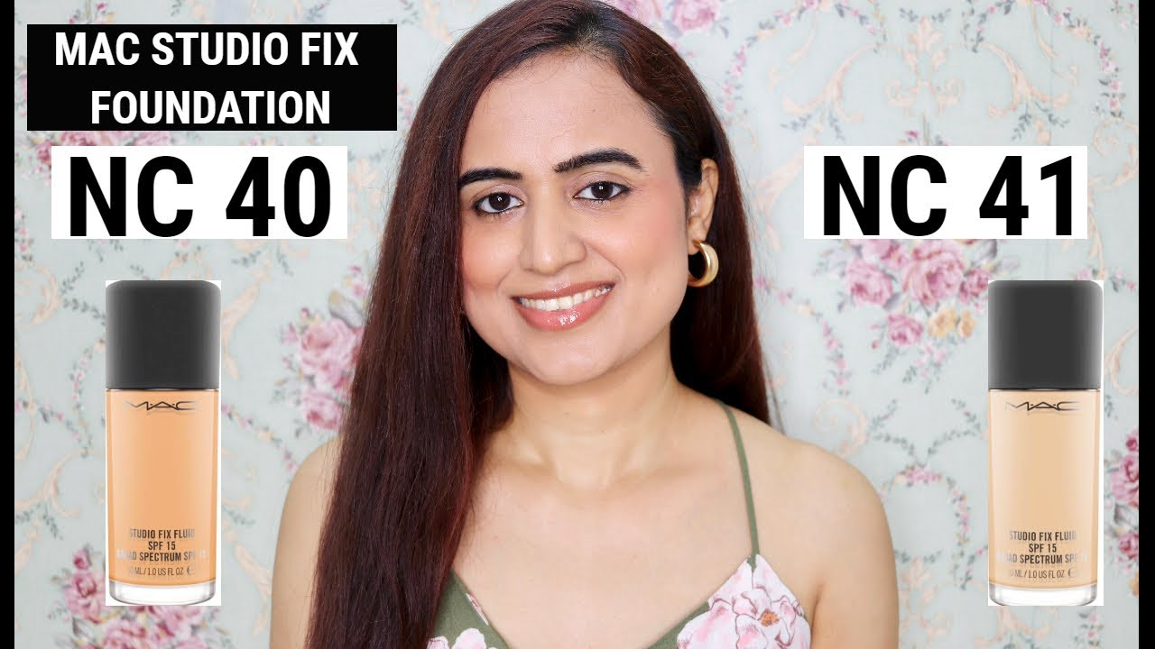 MAC Studio Fix Foundation NC 40 против NC 41 | Свотчи на всё лицо | waysheblushes