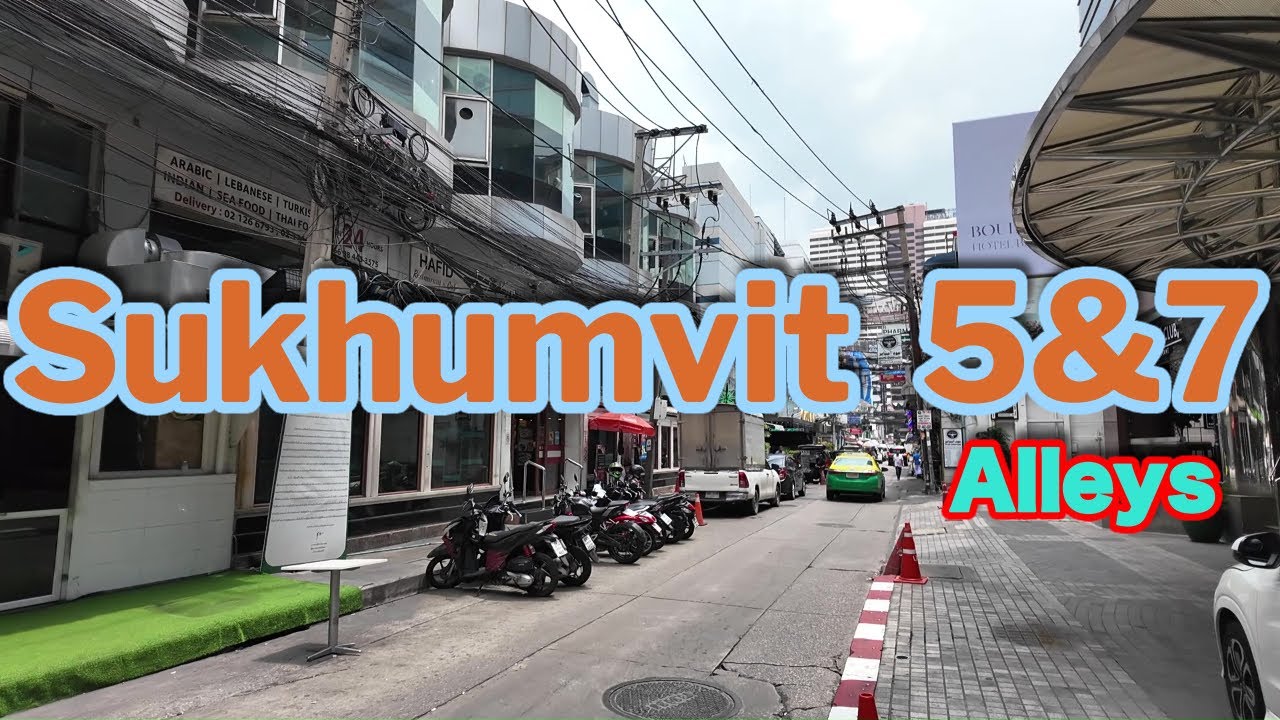 Sukhumvit 5 & 7 Alleys - Walking Through - Bangkok City View