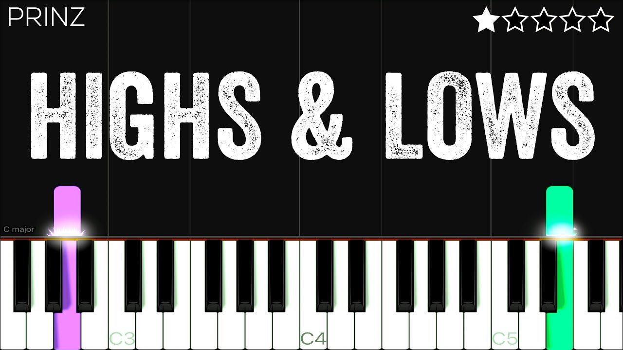 Prinz - Highs & Lows | EASY Piano Tutorial