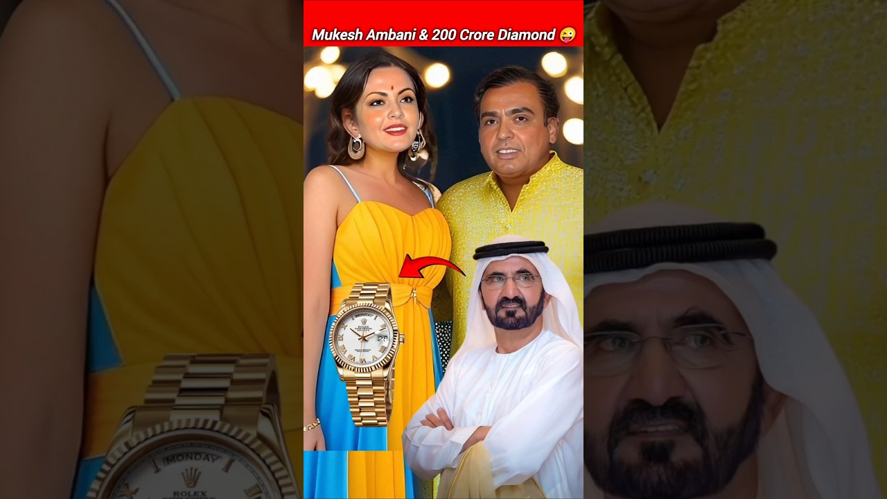 Mukesh Ambani & 200 Crore Diamond 💎#mukeshambani #dubai #ytshorts