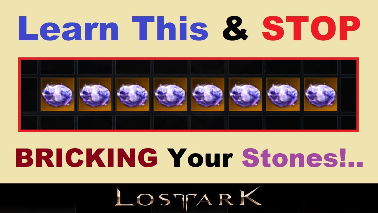 Learn This & *STOP* Bricking Your ~ABILITY STONES!~ in Lost Ark.. (Ability Stone Tool, Use It!)