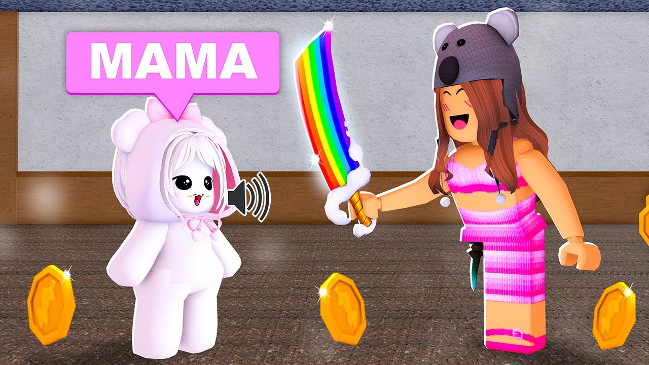 I Met THE CUTEST 5 YEAR OLD, AND GAVE THEM GODLIES in Roblox MM2!