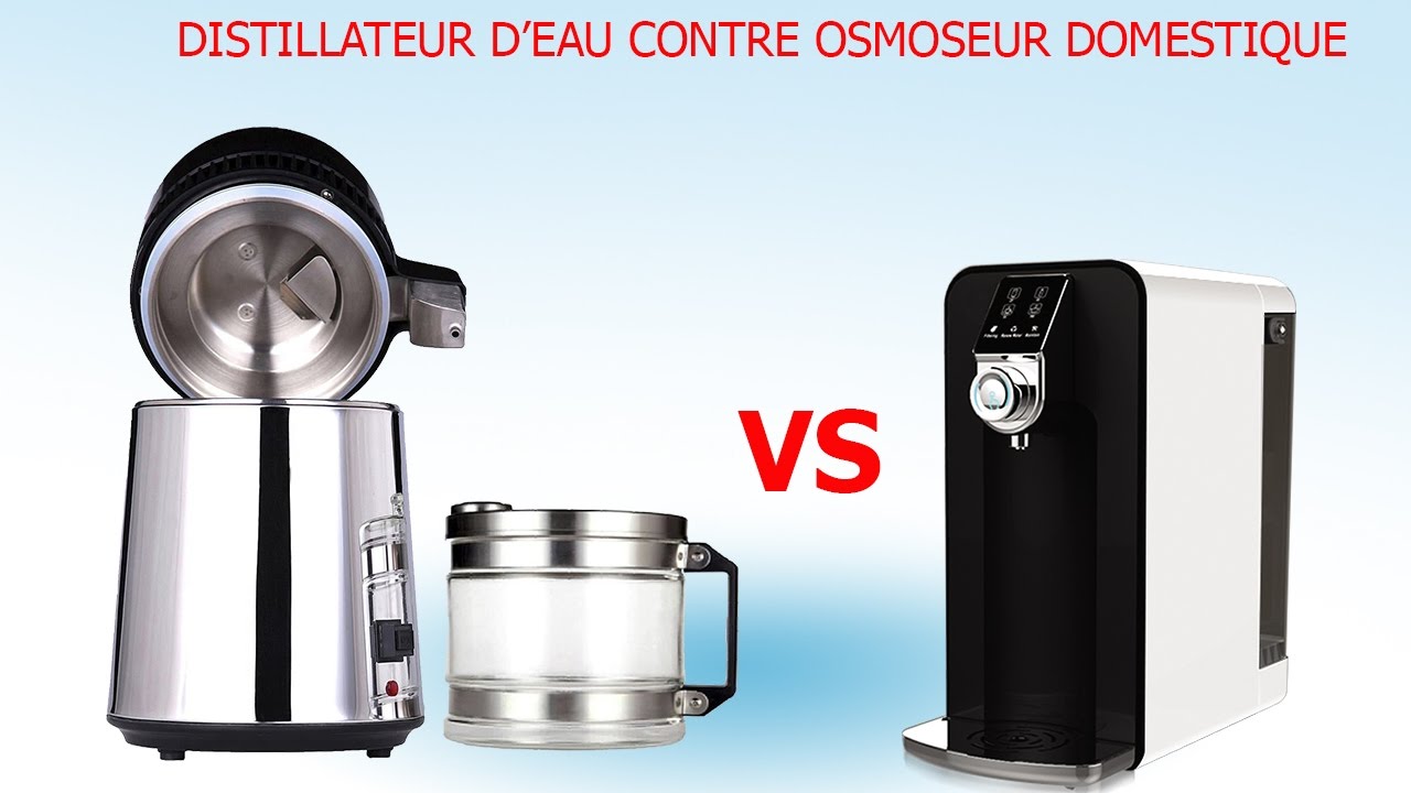 Faut-il boire de l'eau distillée ou de l'eau osmosée ?
