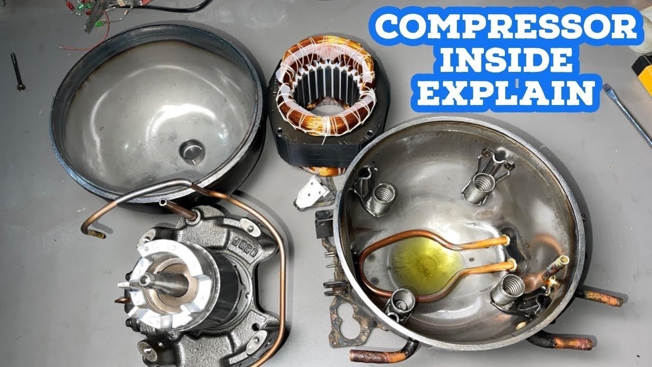 ফ্রিজের কম্প্রেসার এর ভিতরে এটা কি । What is this in the refrigerator compresso#experiment#scien