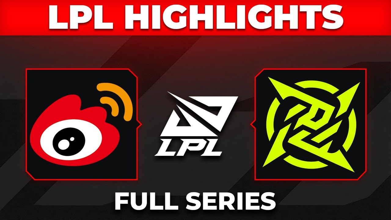 Weibo Gaming vs NIP Wszystkie gry Skr&oacute;t | LPL 2026 Split 3