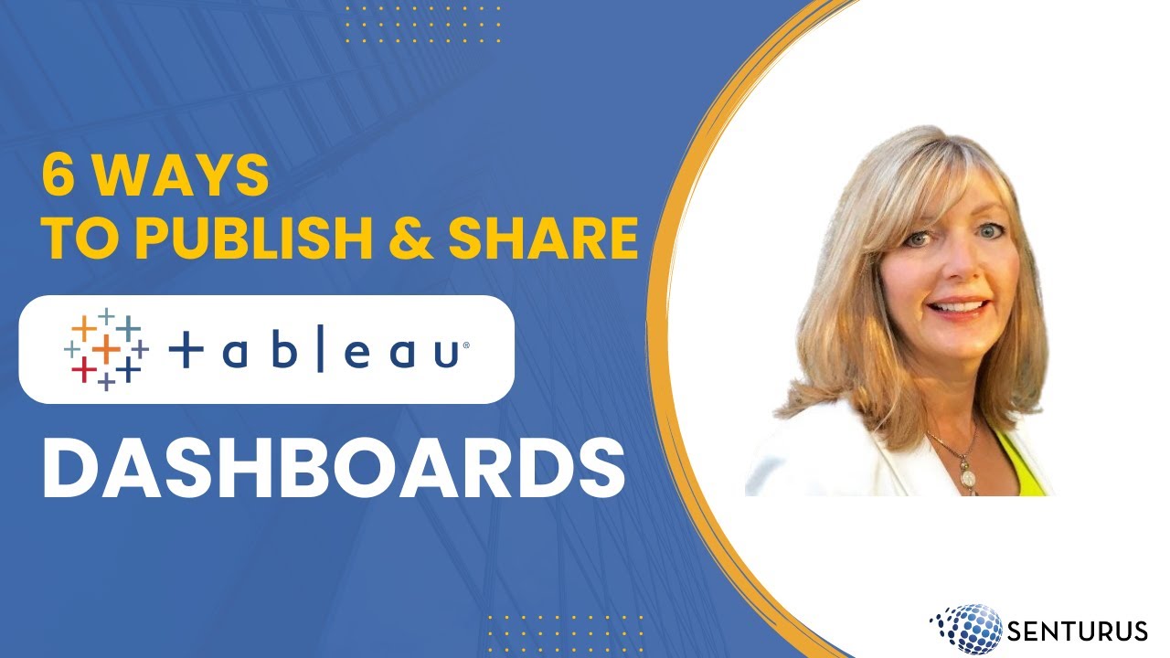 Tableau: 6 Ways to Publish & Share Dashboards