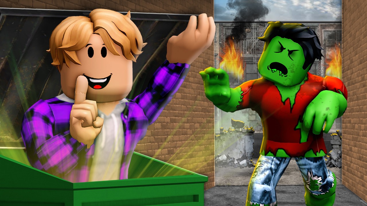 He Built A SECRET ROOM In The Zombie Apocalypse! (A Roblox Movie)