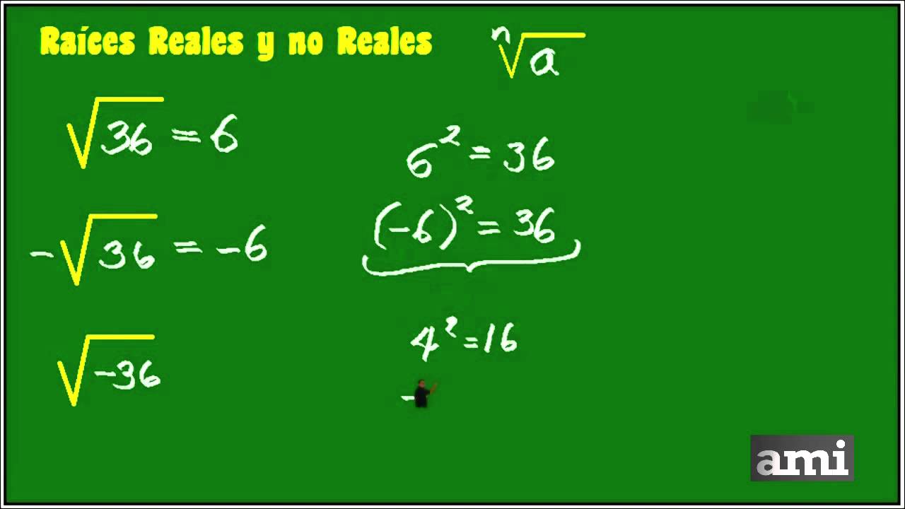 Raíces Reales y No Reales parte 1