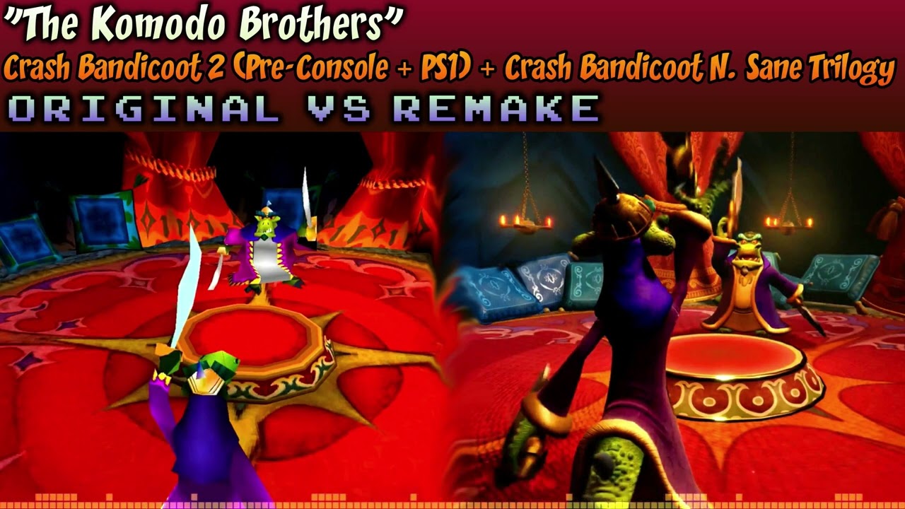 ♦ [Original + N Sane Trilogy] Crash 2 MASHUP — The Komodo Brothers