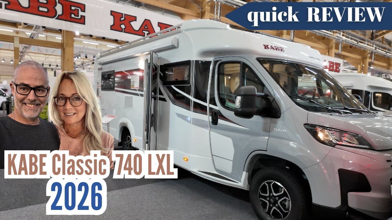 Kabe 740 LXL - Se alla smarta lösningar inuti denna lyxiga husbil