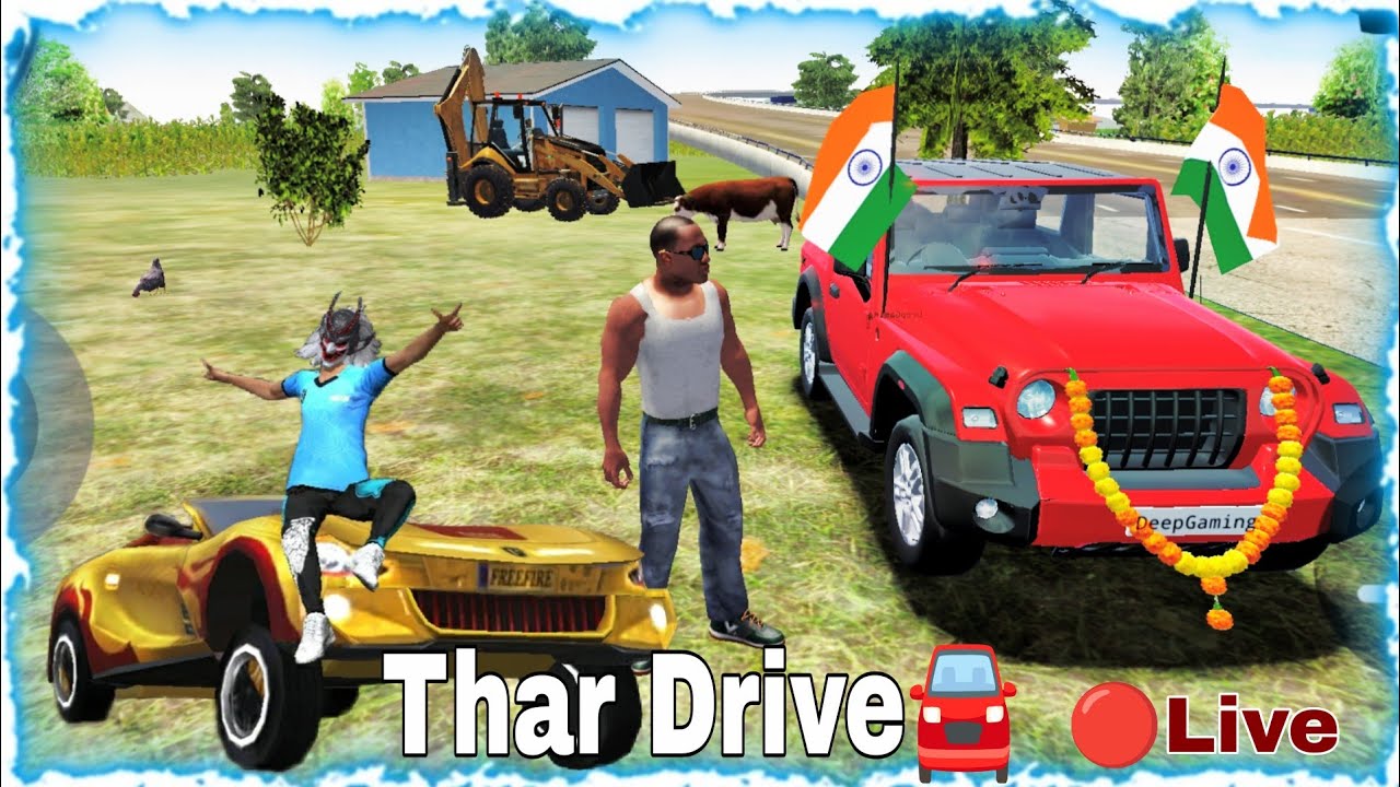 Thar Modified Mahindra Car Games (Thar gadi Wala Game) #live #shorts