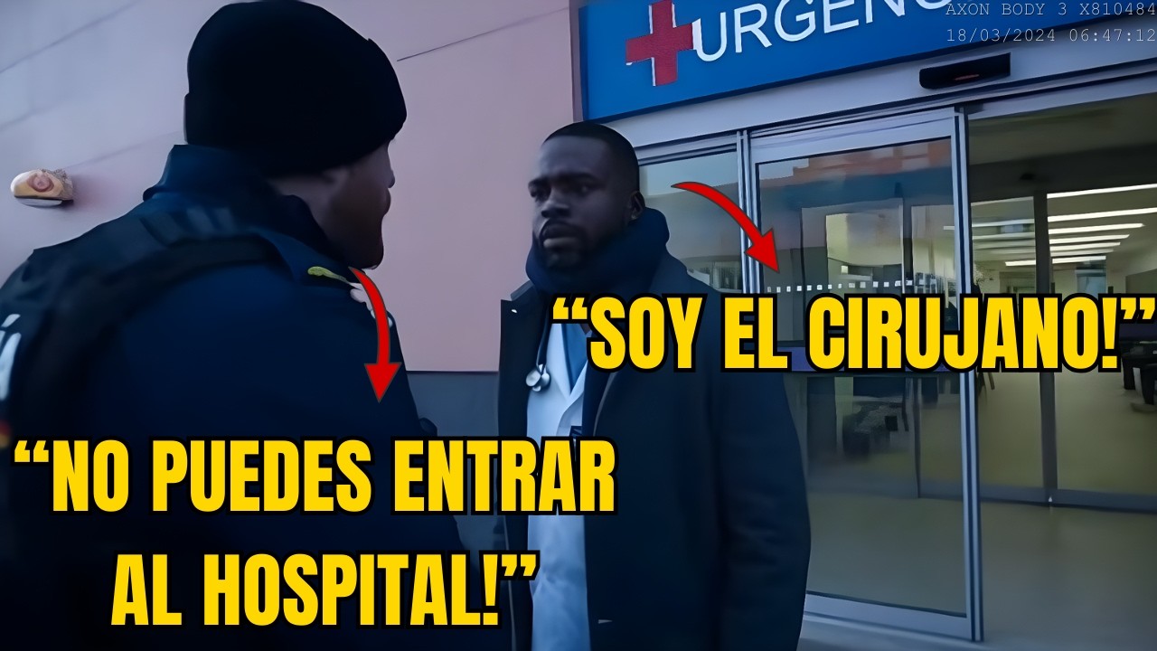 Policía Racista Detiene a Hombre Negro Frente al Hospital — Él es Médico Especialista: Demanda 3M€