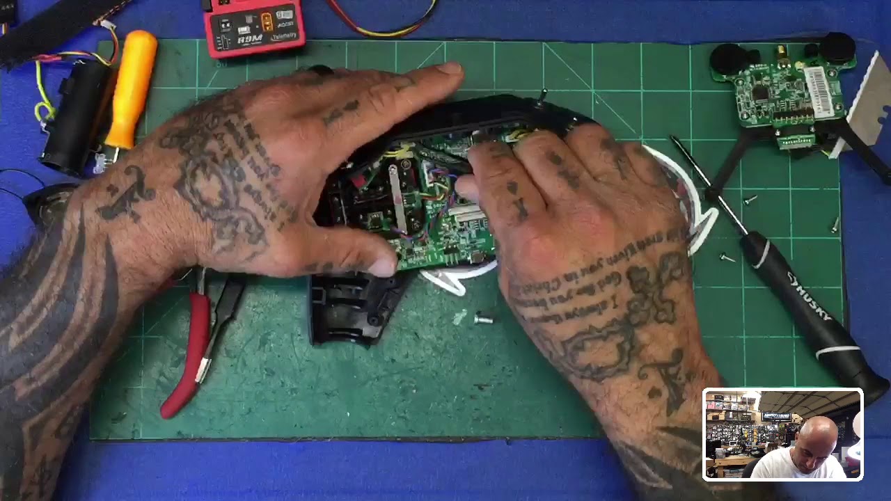 Opening the FrSky Xlite to Replace Screen and Battery from Cyclone FPV