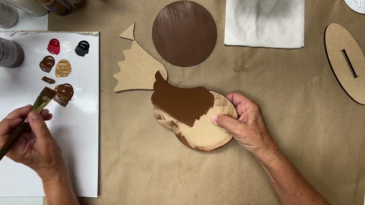 Paint With Me-Crackle Painted Chicken