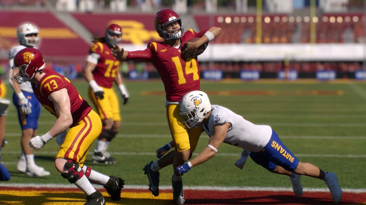 USC против San Jose State &mdash; NCAA Football 29/08/26 Лучшие моменты игры &mdash; College Football 27 Sim