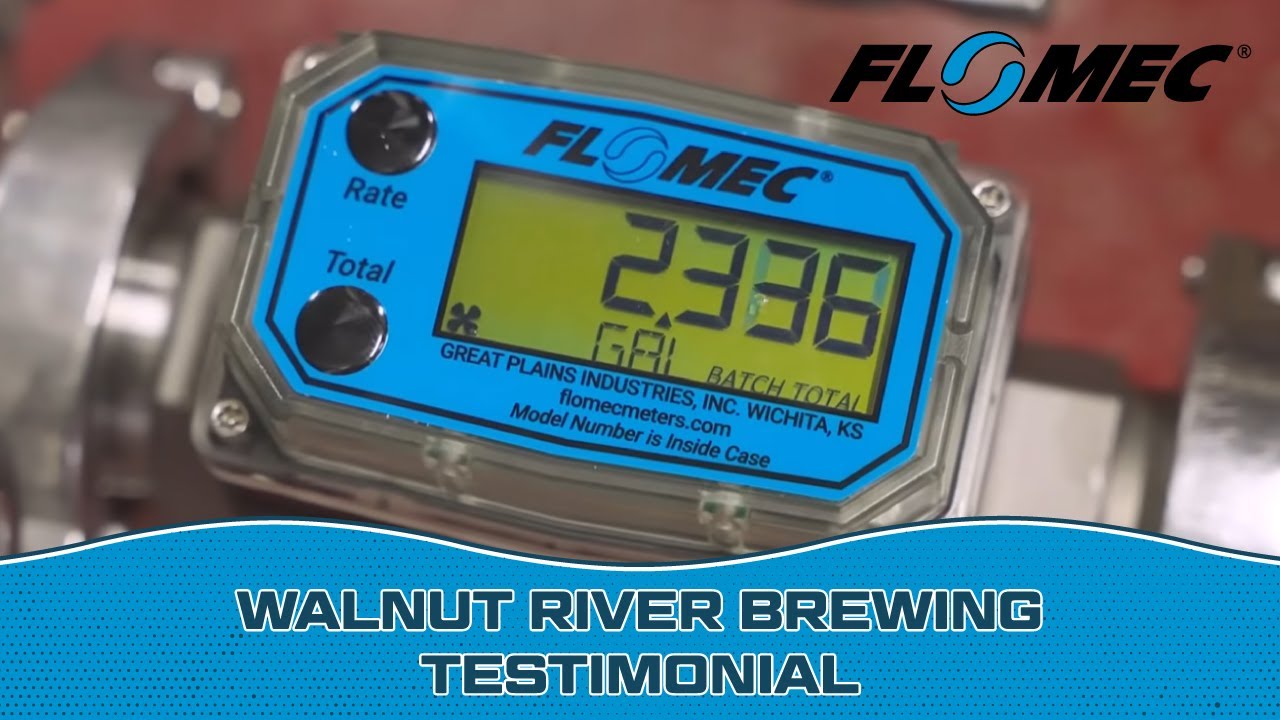 FLOMEC® G2 High Temp Brew Meter: Walnut River Brewing Testimonial