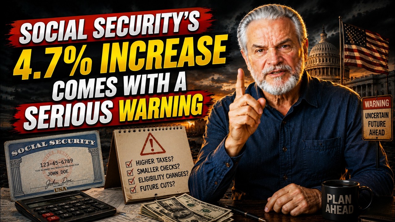Social Security update 2026 --  4 7% INCREASE Comes With A Serious WARNING