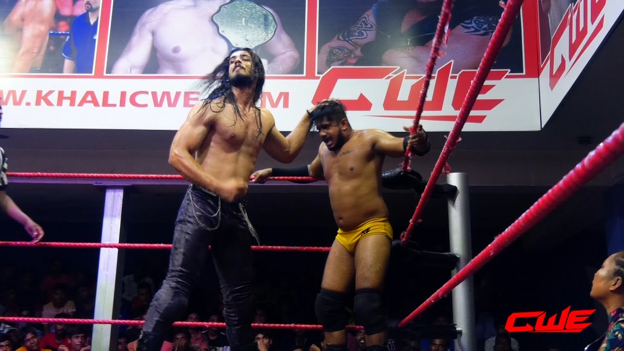 CWE | SIDDHANT  VS  JEETU CHAUDHARY | #youtubeindia #cwe #thegreatkhali #prowrestling