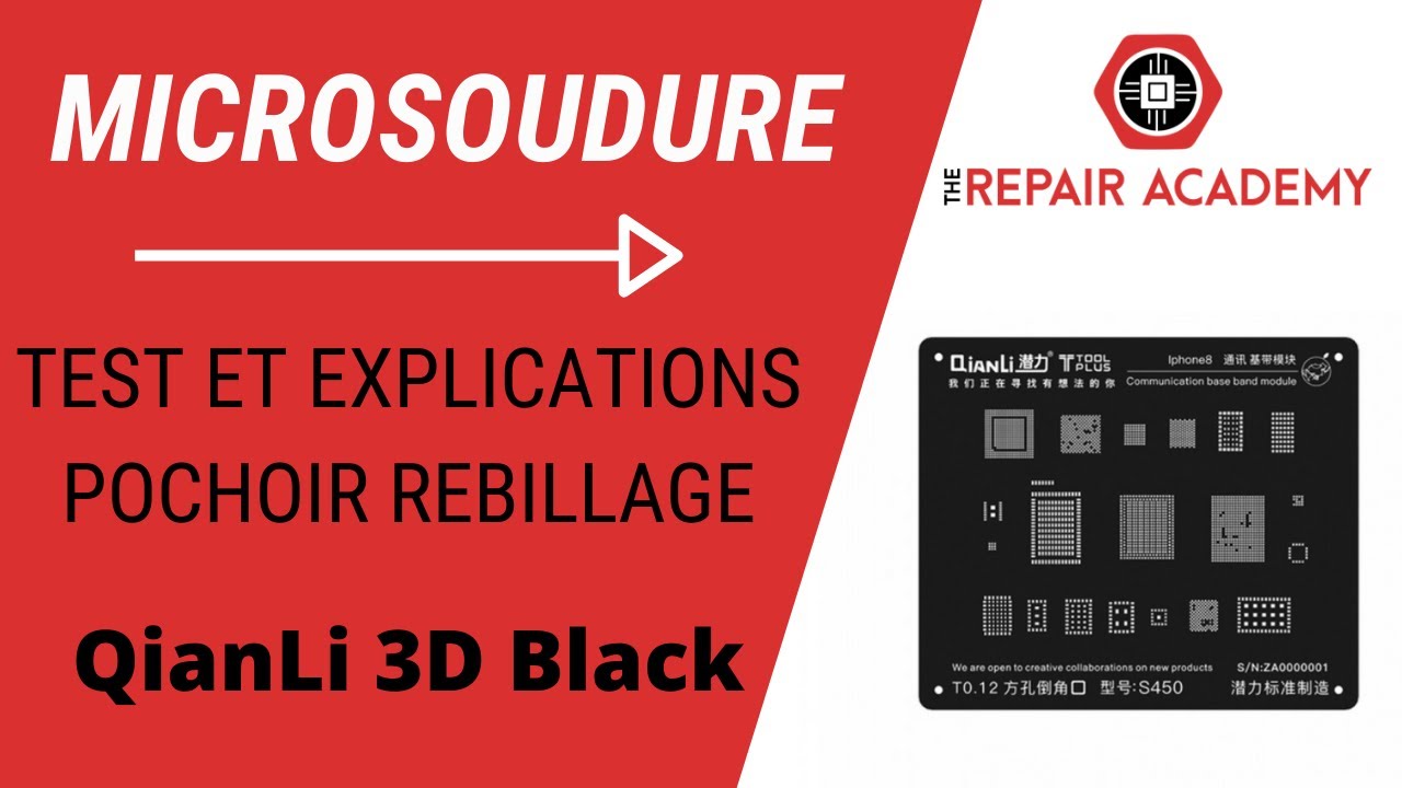Pochoir Rebillage QianLi 3D Black - Test et explications pour un rebillage de pro !