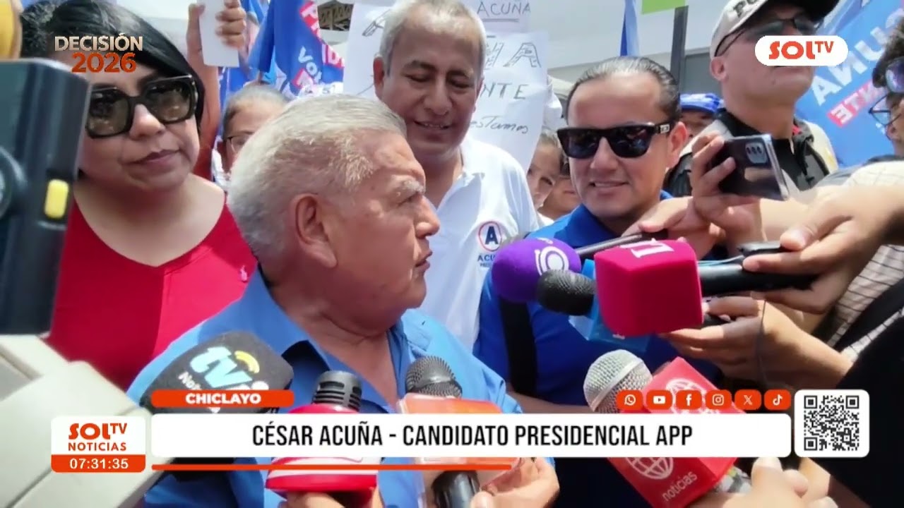Chiclayo: Acuña niega entrega de víveres durante campaña electoral