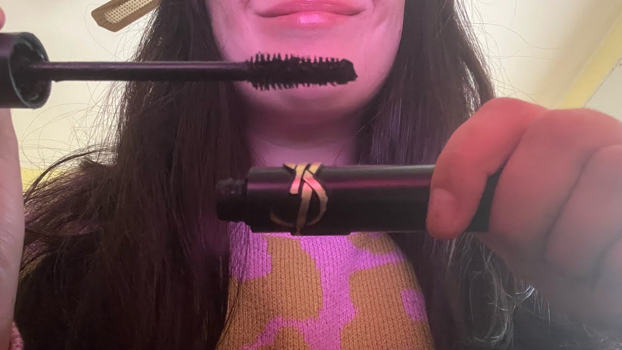asmr fast makeup , hair and massages ( spanish )   / te maquillo , peino y masajes ( rápido)