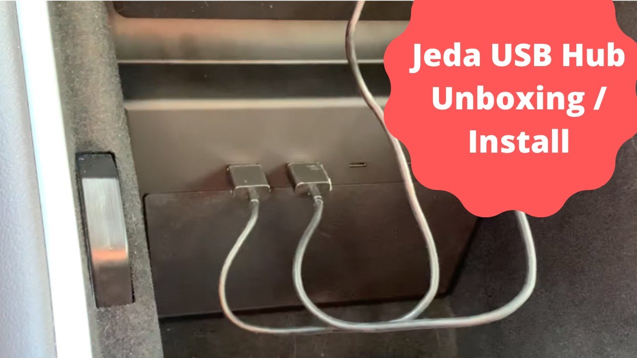 Tesla Model 3 Jeda USB Hub Unboxing / Install
