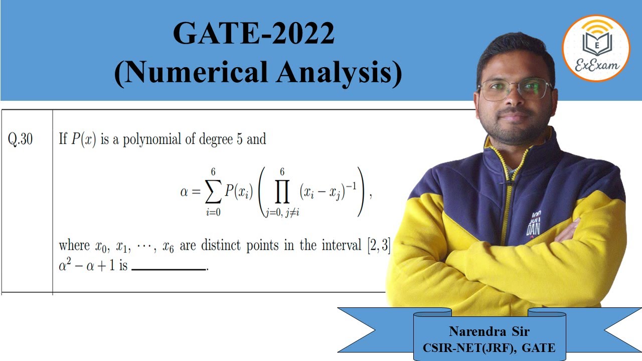 GATE-2022 Mathematics(MA) || Numerical Analysis || Question No. 30