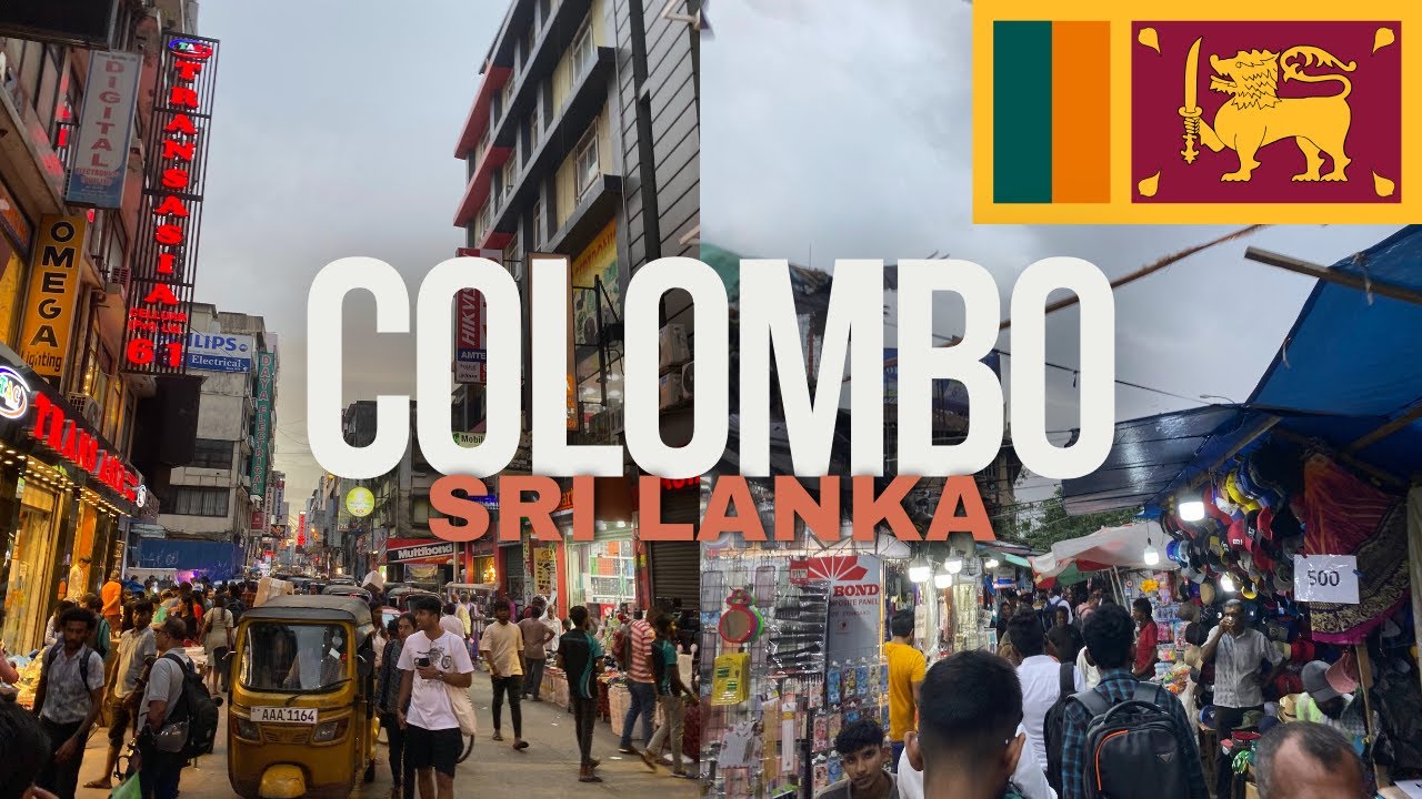【Colombo, Sri Lanka】Walking Tour, 4K