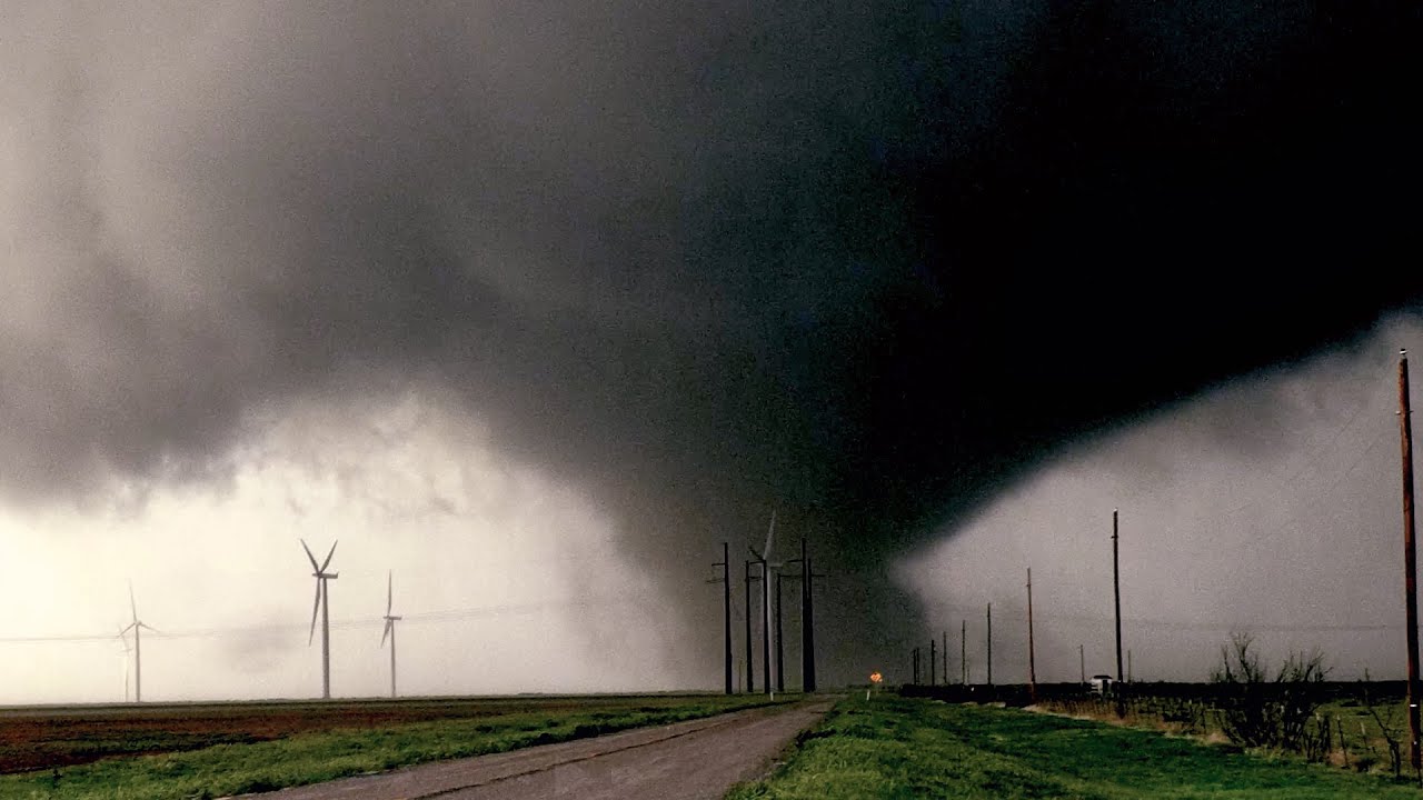LARGE Tornado near Dougherty, Texas (April 24, 2025) - NO CUTS