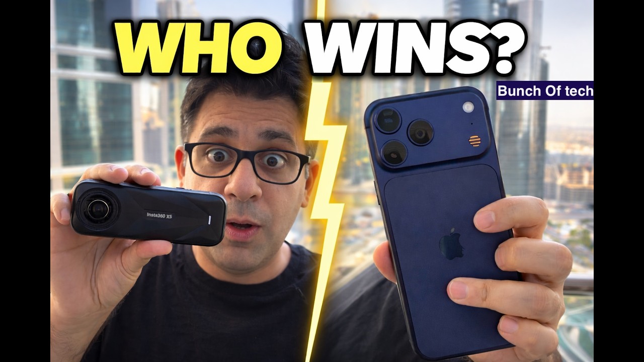 Insta360 X5 против iPhone 17 Pro Max — Лучшая камера для создателей контента в 2026 году? (Реальн...