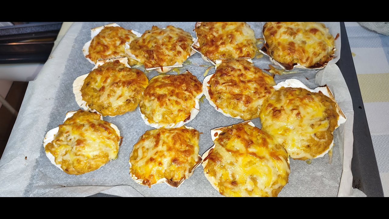 Vieiras rellenas