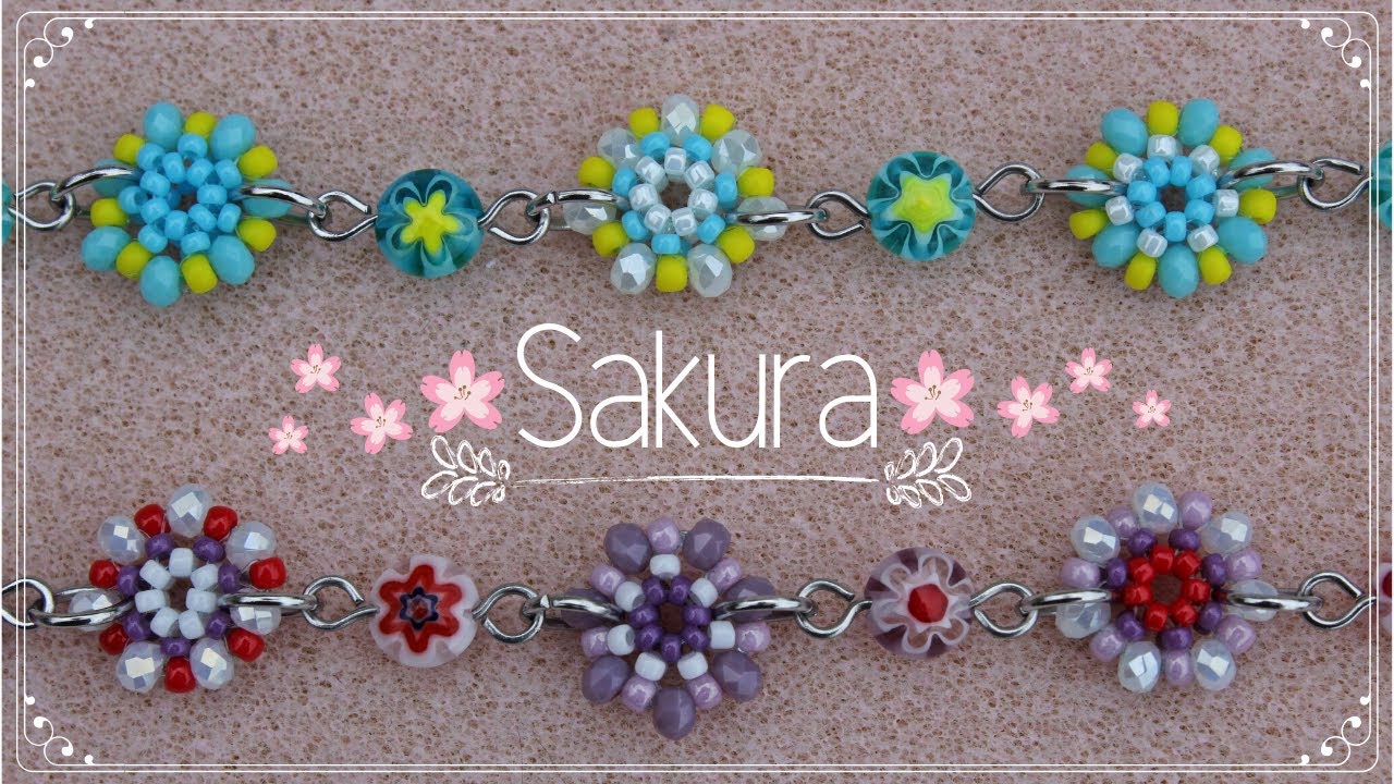 DIY - TUTORIAL Bracciale Sakura 🌸 | collaborazione con Beebeecraft 🐝