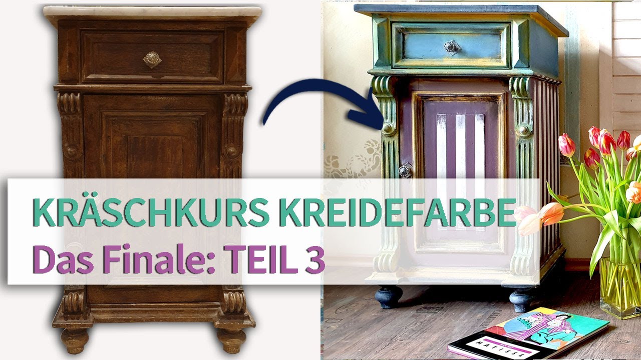 KRÄSCHKURS KREIDEFARBE auf Deutsch | Farben von Matisse | Teil 3