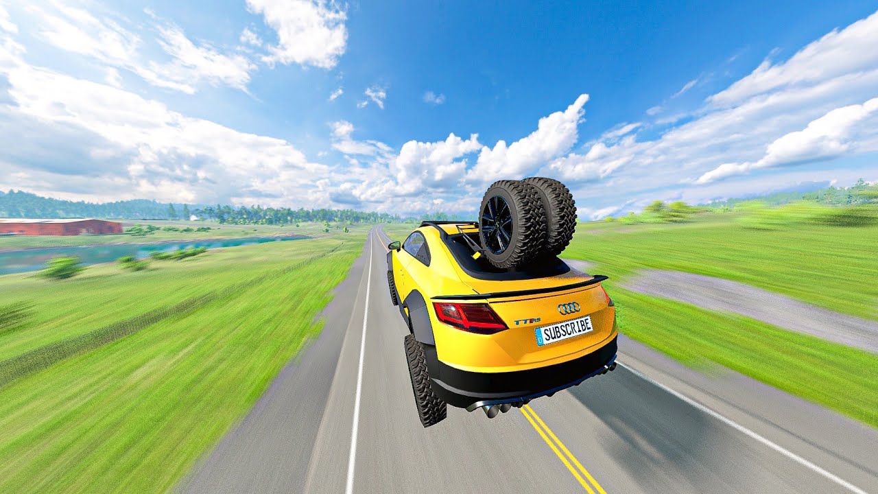 Instant 1000 KMH Acceleration: Which BeamNG Car Survives! 🔥 - BeamNG Drive #92