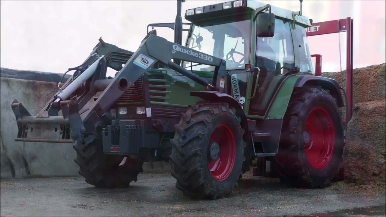 Fendt 308 + Trioliet kuilvoersnijder