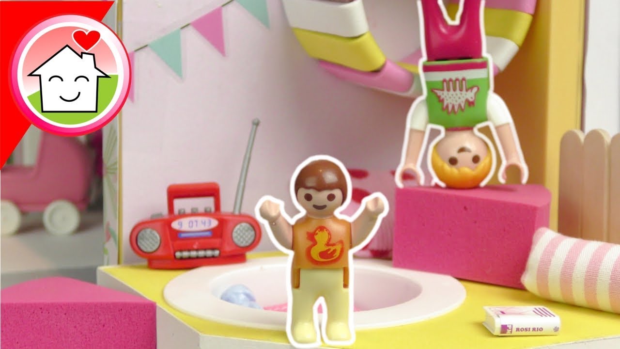 Playmobil Familie Hauser neue Kinderzimmer Spielecke für Anna und Lena - DIY Pimp my PLAYMOBIL