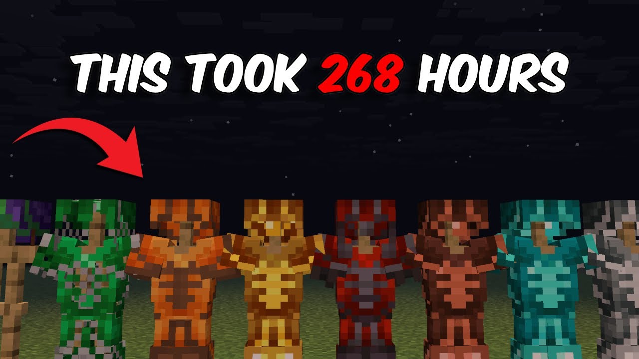 I Collected all 5742 ARMOR TRIMS in Minecraft