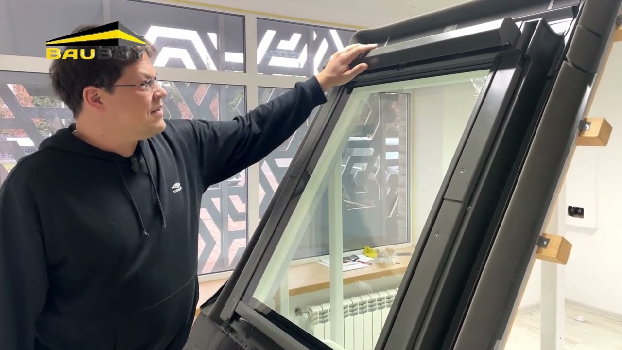 Presäntation Teil 2 von Kunststoff Dachfenster OptiLight PVC ENERGIE mit 3-fach Verglasung