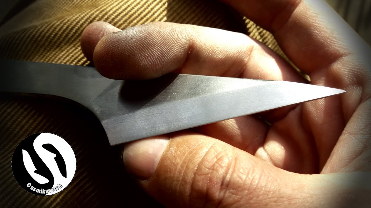 [tuto] couteau: faire une émouture à la lime - cosmikvratch