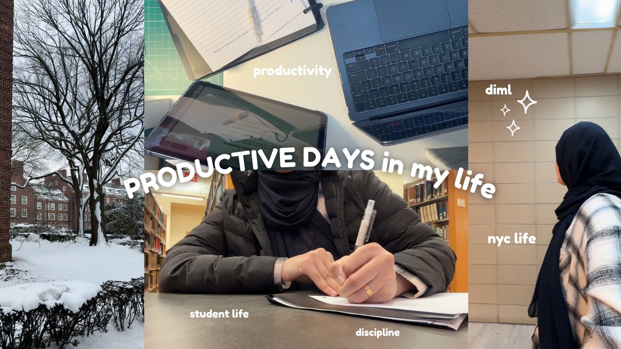 study VLOG 📚 | PRODUCTIVE days in my life *Ramadan edition
