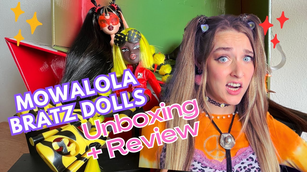 Are the Mowalola Bratz dolls worth the price? Felicia and Jade Unboxing + Review | The Moody Bratz