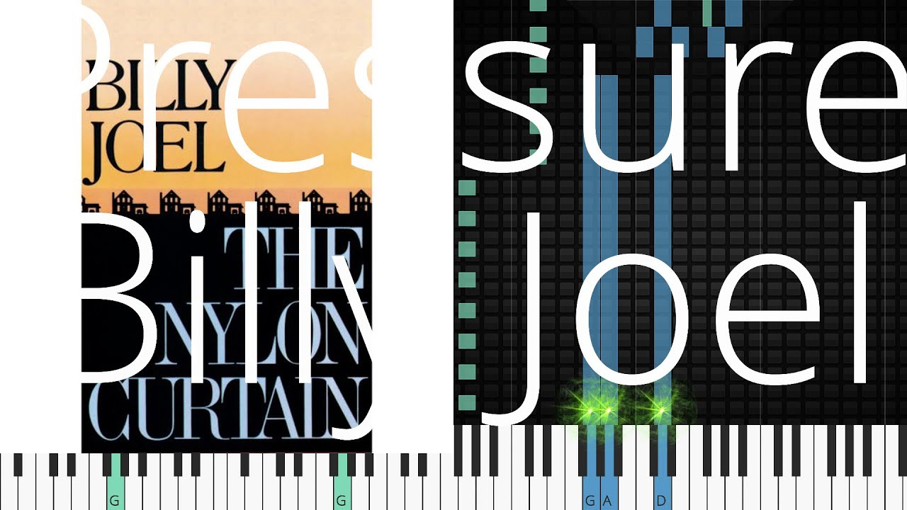 🎹 Pressure, Billy Joel, Synthesia Piano Tutorial