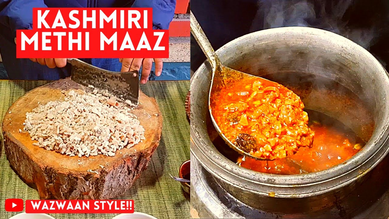 Methi Maaz | Kashmiri Wazwaan Dish | Lamb Intestine With Fenugreek wazwan style by @FoodOnWoodkashmir