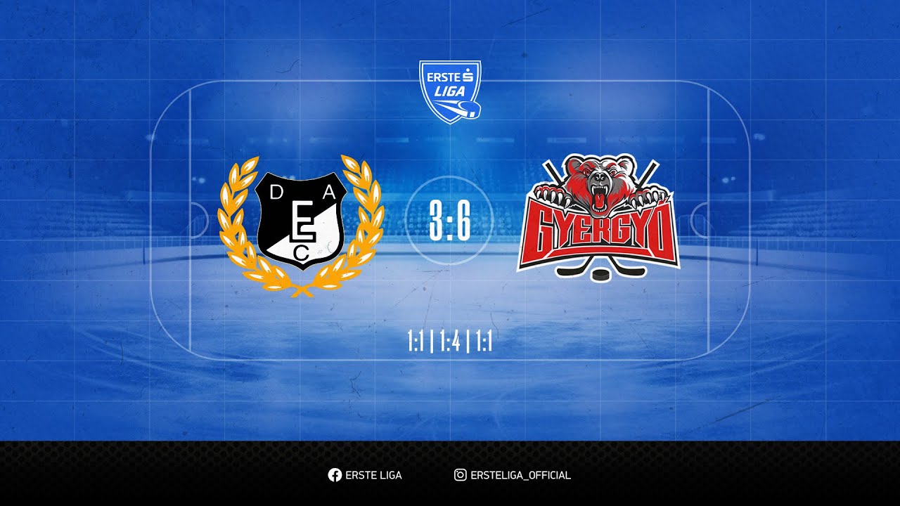 Gólösszefoglaló - EL 93 - DEAC - Gyergyói Hoki Klub 3-6 20241124