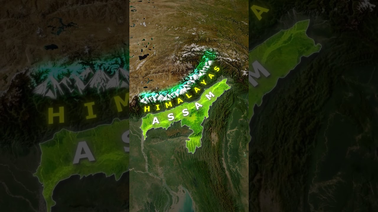 Why Brahmaputra Floods Assam Every Year? | Braided River Explained | Geography Shorts
