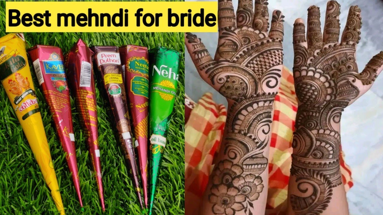 Best mehndi cone for bride 👰/Best mehndi cone