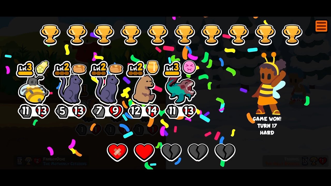 Super Auto Pets:  Making Bloated Build (Attempt 1 - Bees)